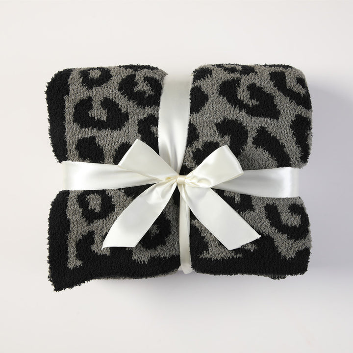 Luxury Leopard Print Throw Bowlift