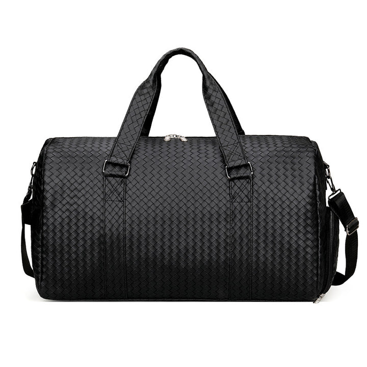 Textured Travel Duffel Bag Bowlift