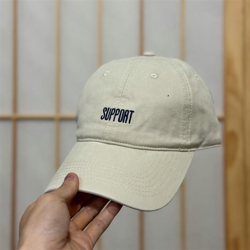 Men's Supportive Embroidered Cotton Baseball Cap Bowlift