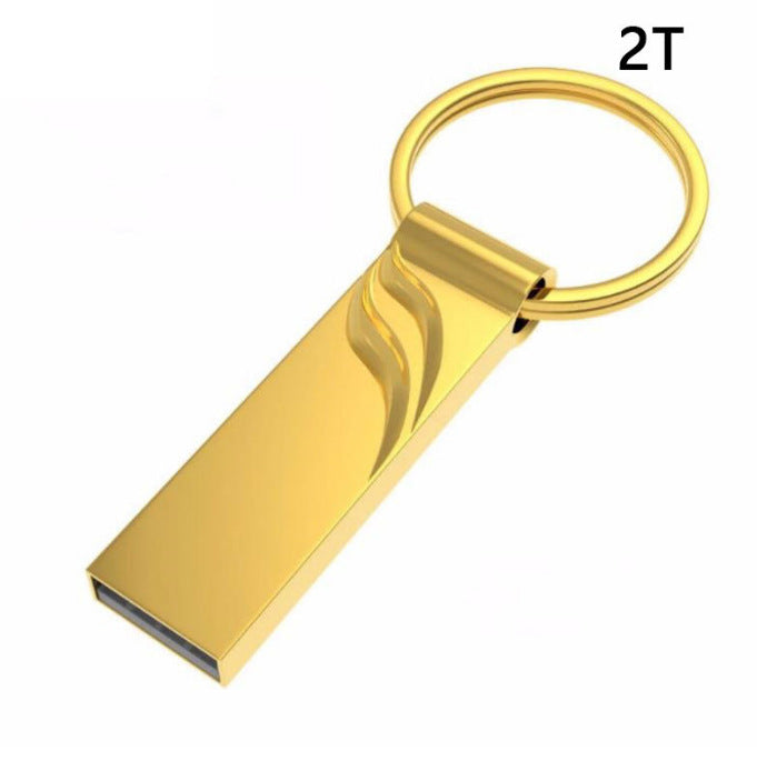 Sleek StainlesSteel Keychain USB Drive Bowlift