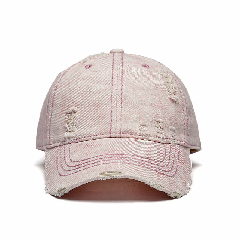 Women Casual Destroyed Baseball Cap Bowlift 1783610781