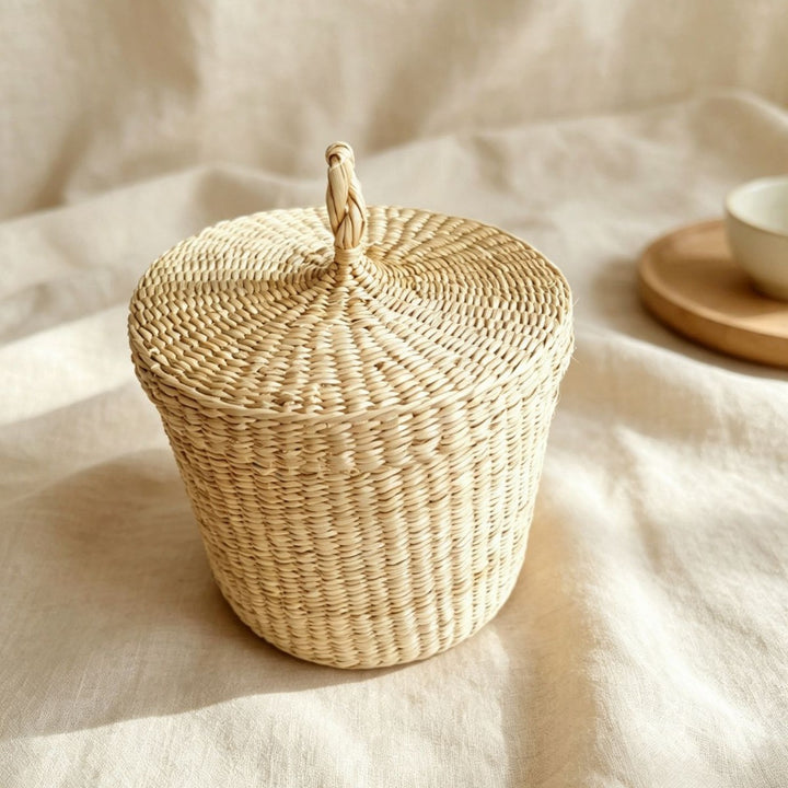 Handcrafted Decorative Storage Container Bowlift