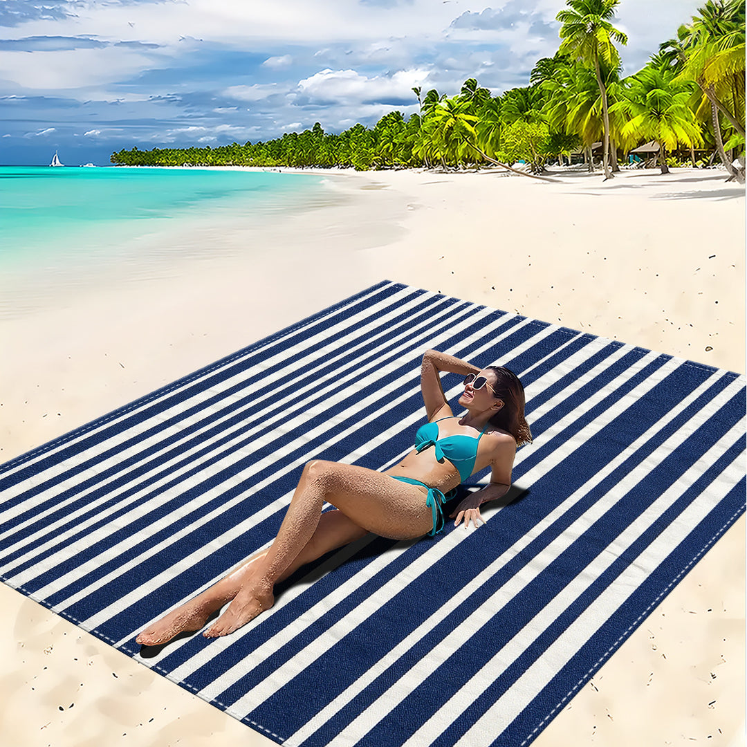 Mandala Design Beach Mat Bowlift