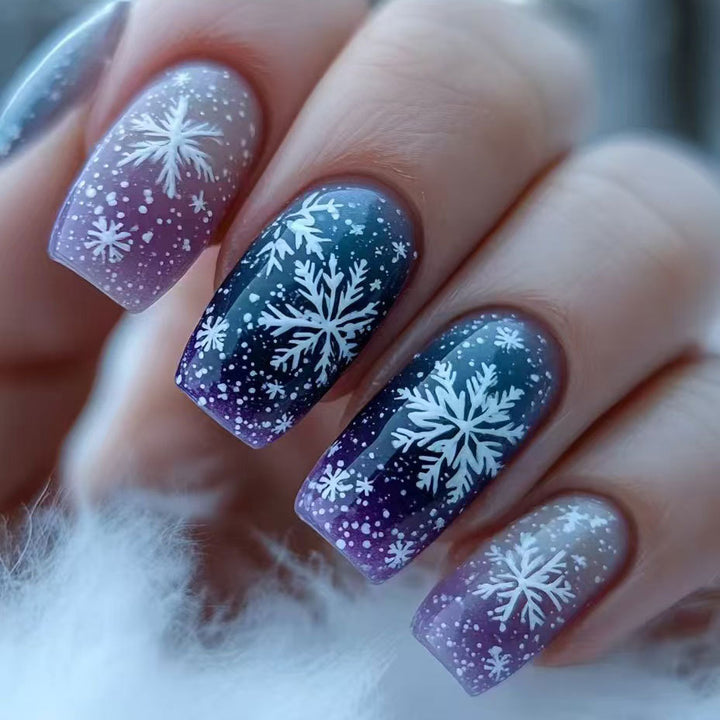 Winter-Themed Gel Nail Art Set