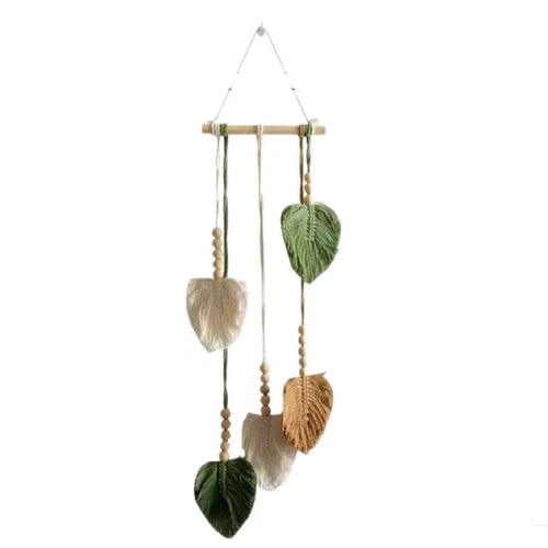 Nature-Inspired Macrame Leaf Wall Hanging Bowlift