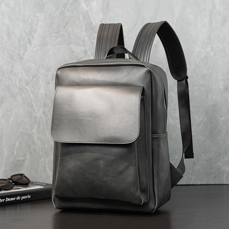 Elegant Backpack Made of High-Quality Faux Leather with Multifunctional Compartments Bowlift