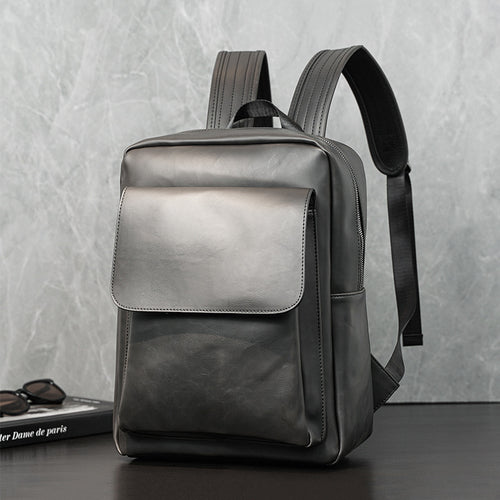 Elegant Backpack Made of High-Quality Faux Leather with Multifunctional Compartments Bowlift