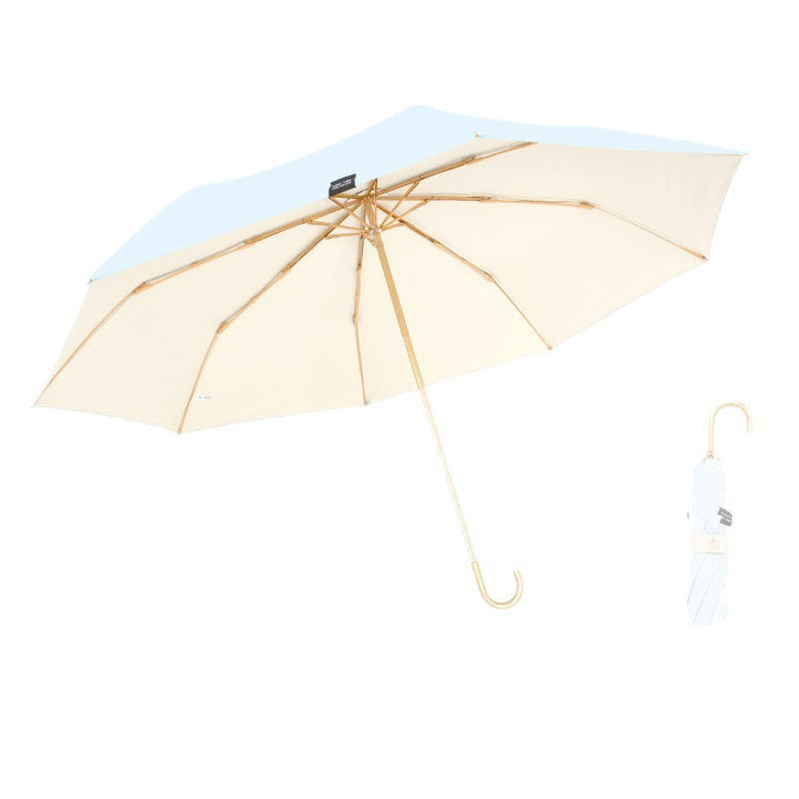 Women Foldable UV Protection Umbrella with Sturdy Frame Bowlift