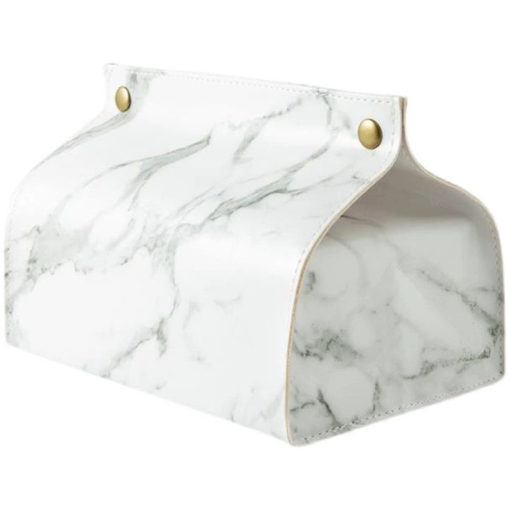 Stylish Marble Pattern Tissue Box Holder