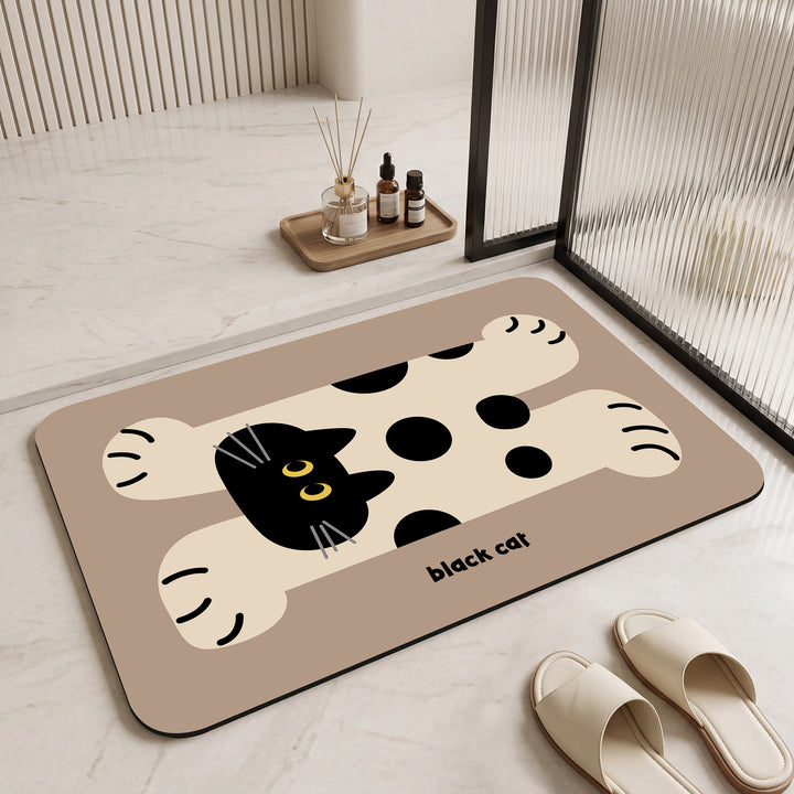 Cartoon-Themed Non-Slip Bath Mat Bowlift