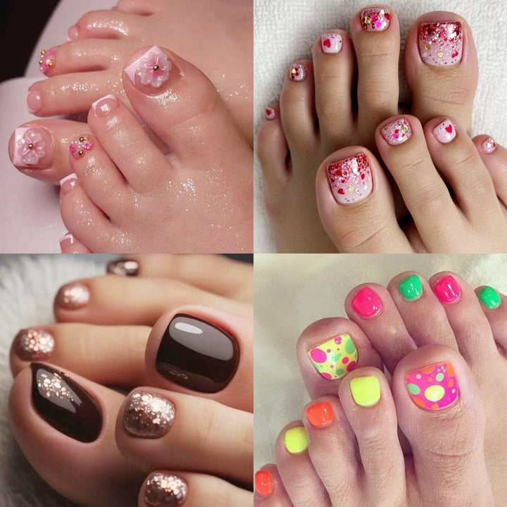 Artificial nails for elegant foot care Bowlift