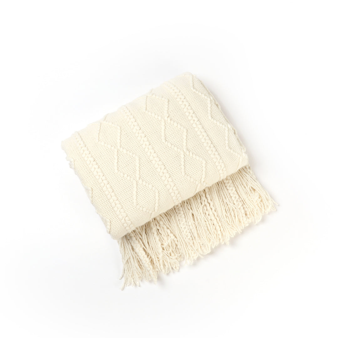 Textured Knit Scarf Bowlift