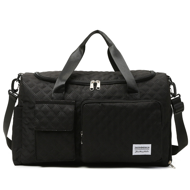 Multifunctional Sports And Travel Bag With Numerous Exterior Pockets Bowlift