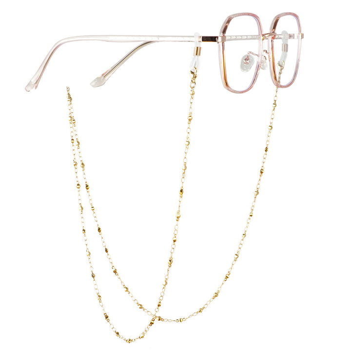Premium Metallic Eyewear Chain Bowlift