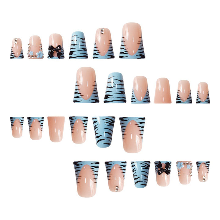 Floral Accent Nail Art Extensions Bowlift