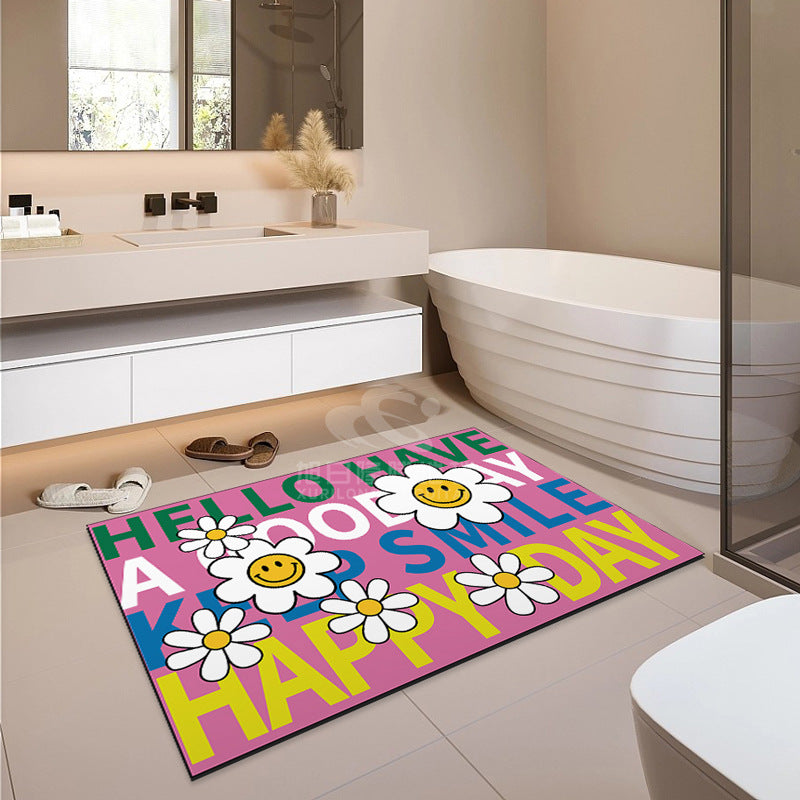 Decorative Bathroom Mat Bowlift