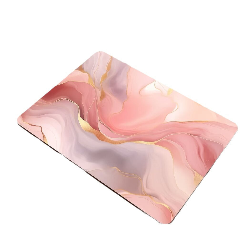Abstract Non-Slip Kitchen Mat Bowlift