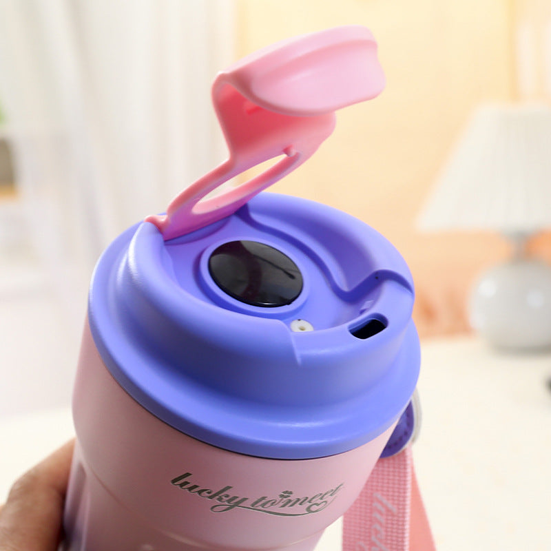 Insulated drinking cups with non-slip grip and double-walled construction Bowlift