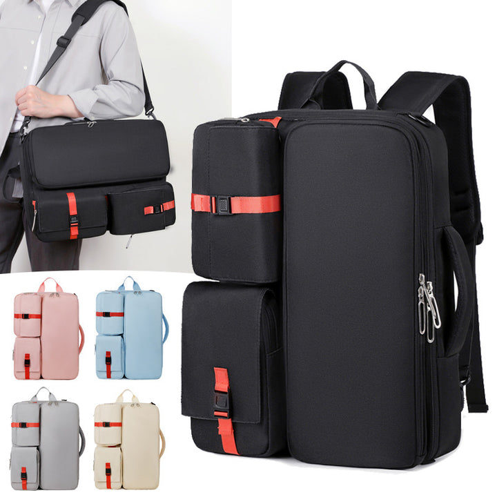 Modular Travel Backpack with Detachable Pouches Bowlift