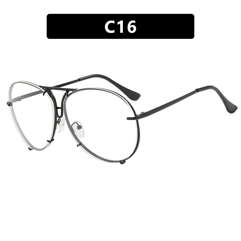 Ladies' flight sunglasses with stylish metal frame and UV protection Bowlift