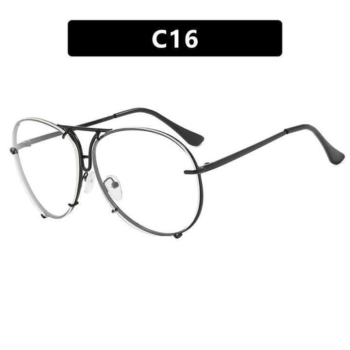 Ladies' flight sunglasses with stylish metal frame and UV protection Bowlift