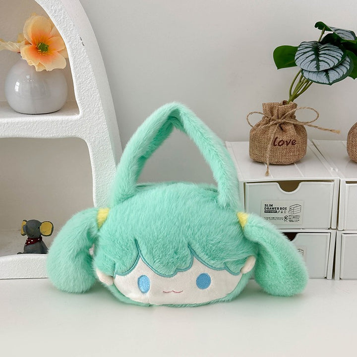 Playful plush handbag with ears and character design Bowlift