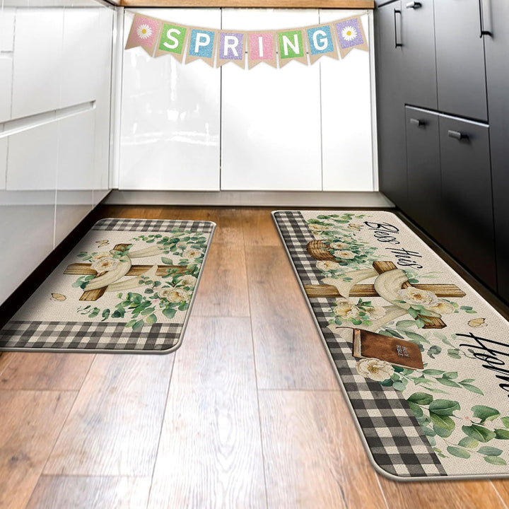 Children's Easter-Themed Kitchen Floor Mat Bowlift