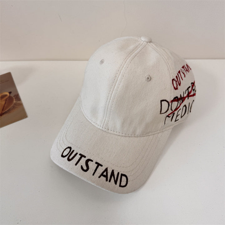 Men's Casual Cotton Embroidered Baseball Cap Bowlift