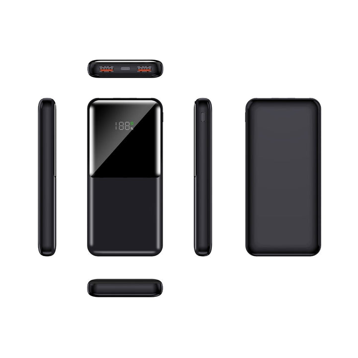 Powerbank with multifunctional fast charging system and digital battery level indicator Bowlift