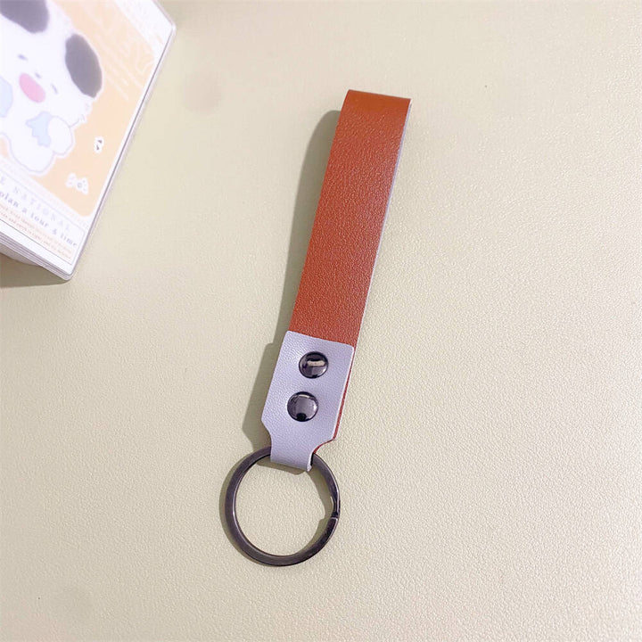 Minimalist Leather Keychain Bowlift
