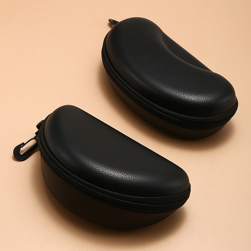 Hardshell Zippered Protective Eyewear Case with Carabiner Bowlift