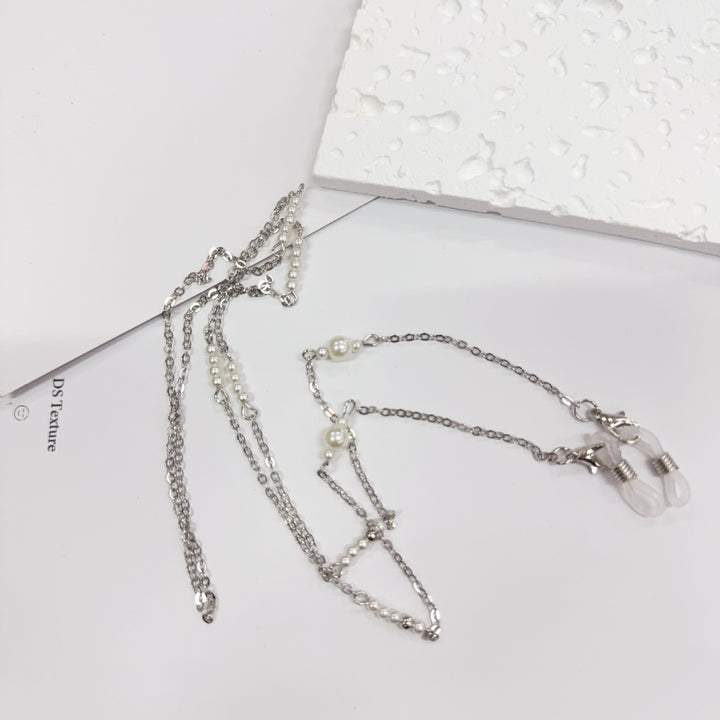 Elegant Pearl Chain Necklace Bowlift
