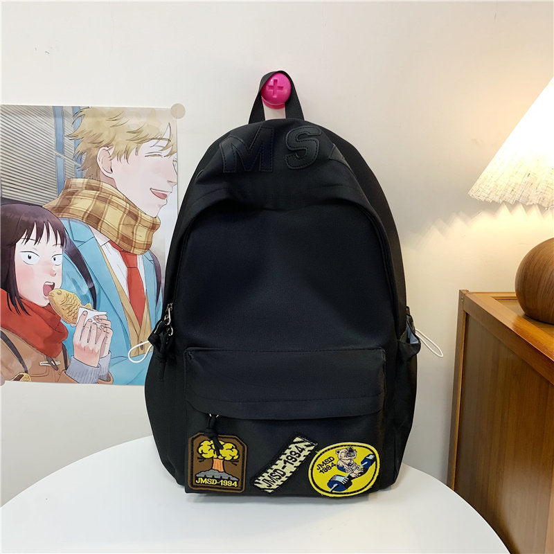 Artistic Patchwork Backpack Bowlift