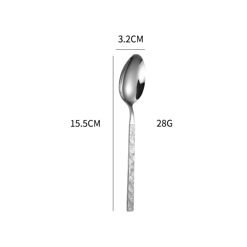 High-quality cutlery set with stylish, textured handle Bowlift