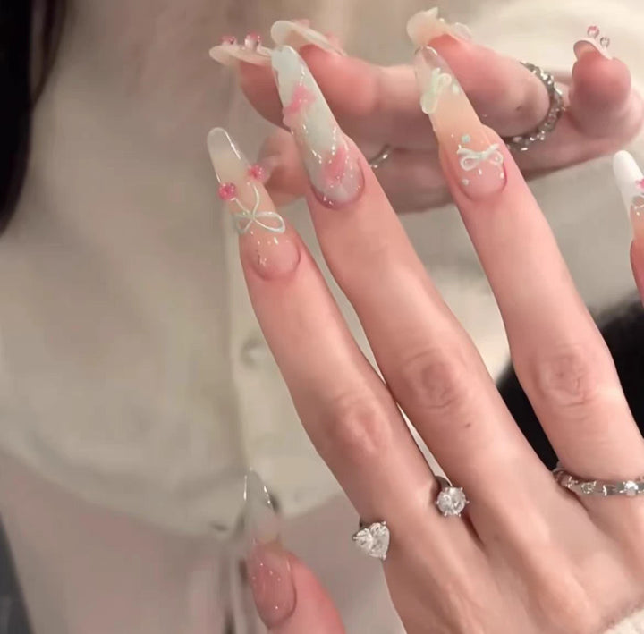 Decorative Enamel Nail Art Extensions