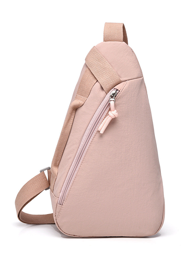 Sling bag with ergonomic design and additional compartments Bowlift