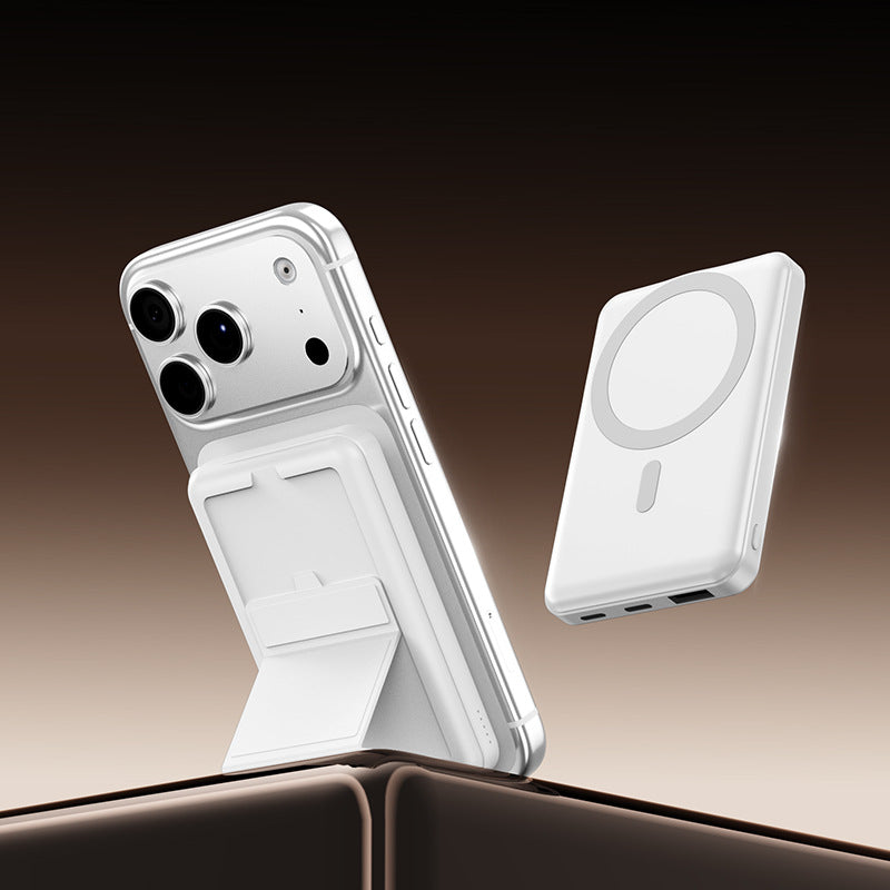 Portable Magsafe Powerbank with Intelligent Stand and High-Speed Charging Function Bowlift