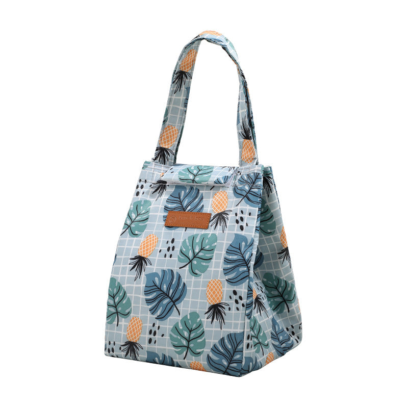 Floral Print Insulated Lunch Tote Bowlift