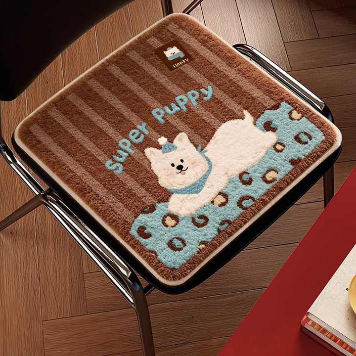 Cute Cat-Themed Chair Cushion Bowlift