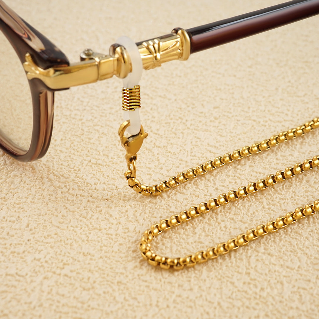 Premium Metal Eyewear Chain Bowlift