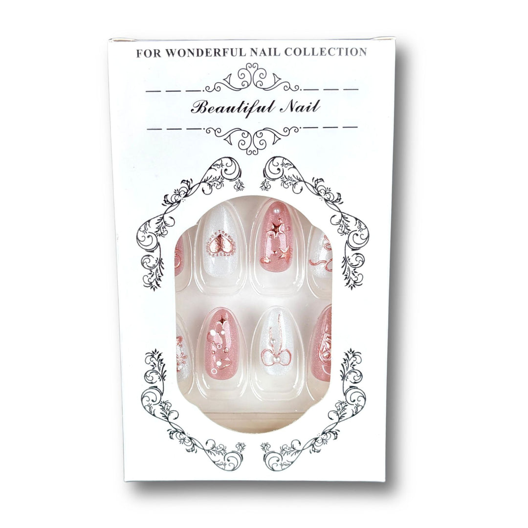 Decorative Press-On Nail Art Collection