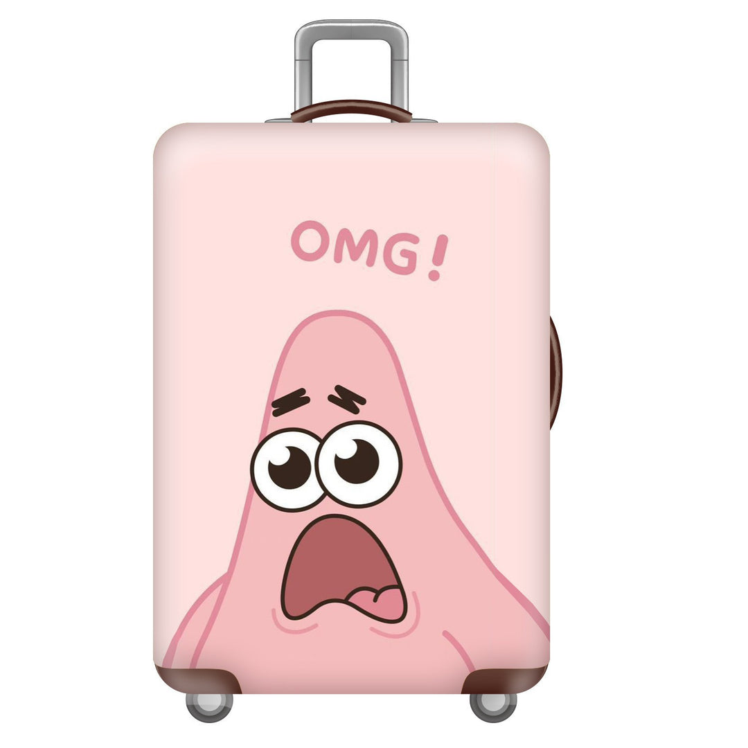 Unisex hard shell suitcase with colorful cartoon design Bowlift