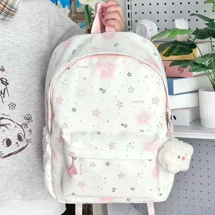 School backpack with playful star design and multiple compartments Bowlift