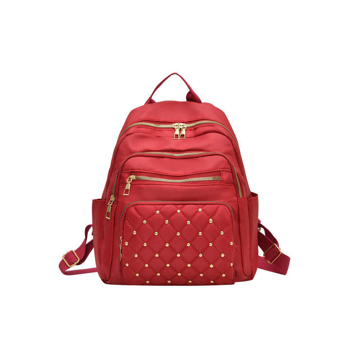 Chic Quilted Backpack with Multiple Pockets Bowlift