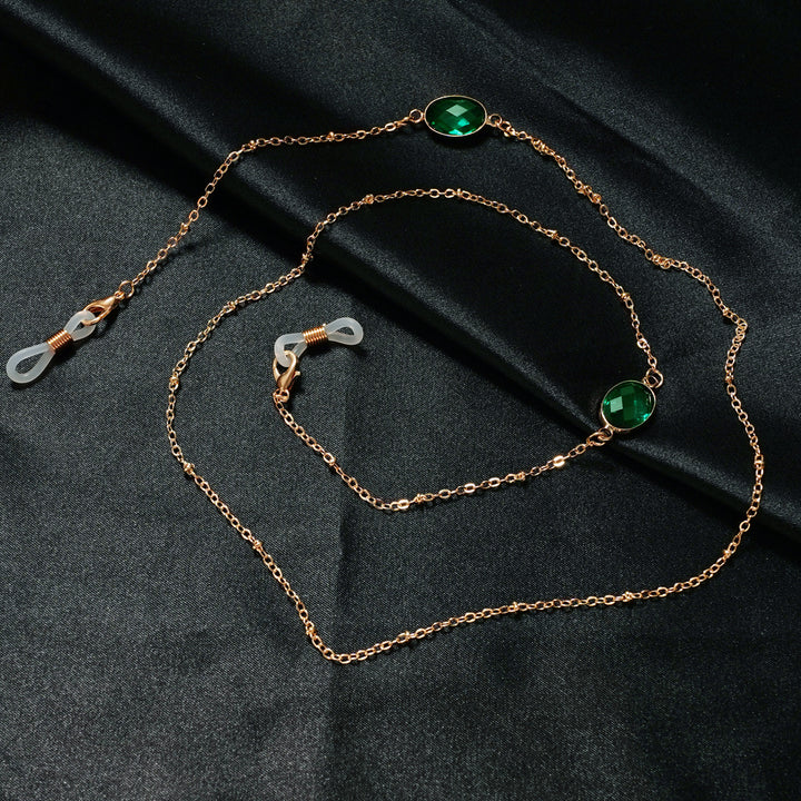 Elegant Gemstone-Embellished Eyewear Holder Bowlift