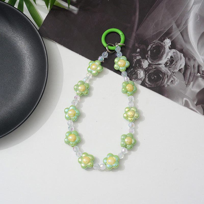 Floral Beaded Phone Chain Bowlift