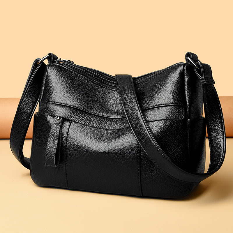 Elegant Multi-Pocket Shoulder Bag Bowlift