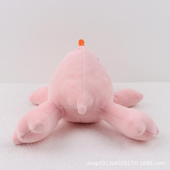 Plush Dinosaur Cuddle Lumbar Pillow With Soft Microfiber Stuffing And Embroidered Detail