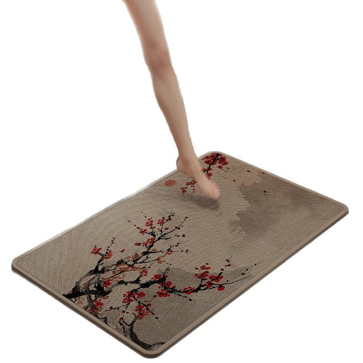 Absorbent Bathroom Floor Mat Bowlift