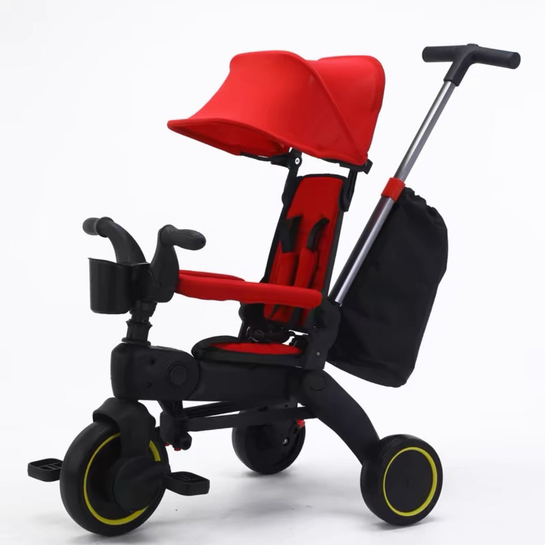 Foldable Tricycle with Canopy Bowlift